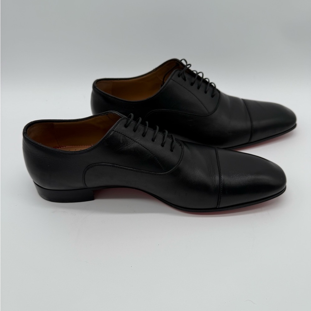 Authentic Men’s Louboutin Black Greggo Flat Shoes Size US 9.5